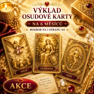 Výklad OSUDOVÉ KARTY - rozbor na 1 stranu A4